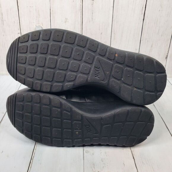 Nike Roshe One Hi Snow Boots Suede & Leather Women's Size 8.5 Black 807426 001 - Picture 13 of 16